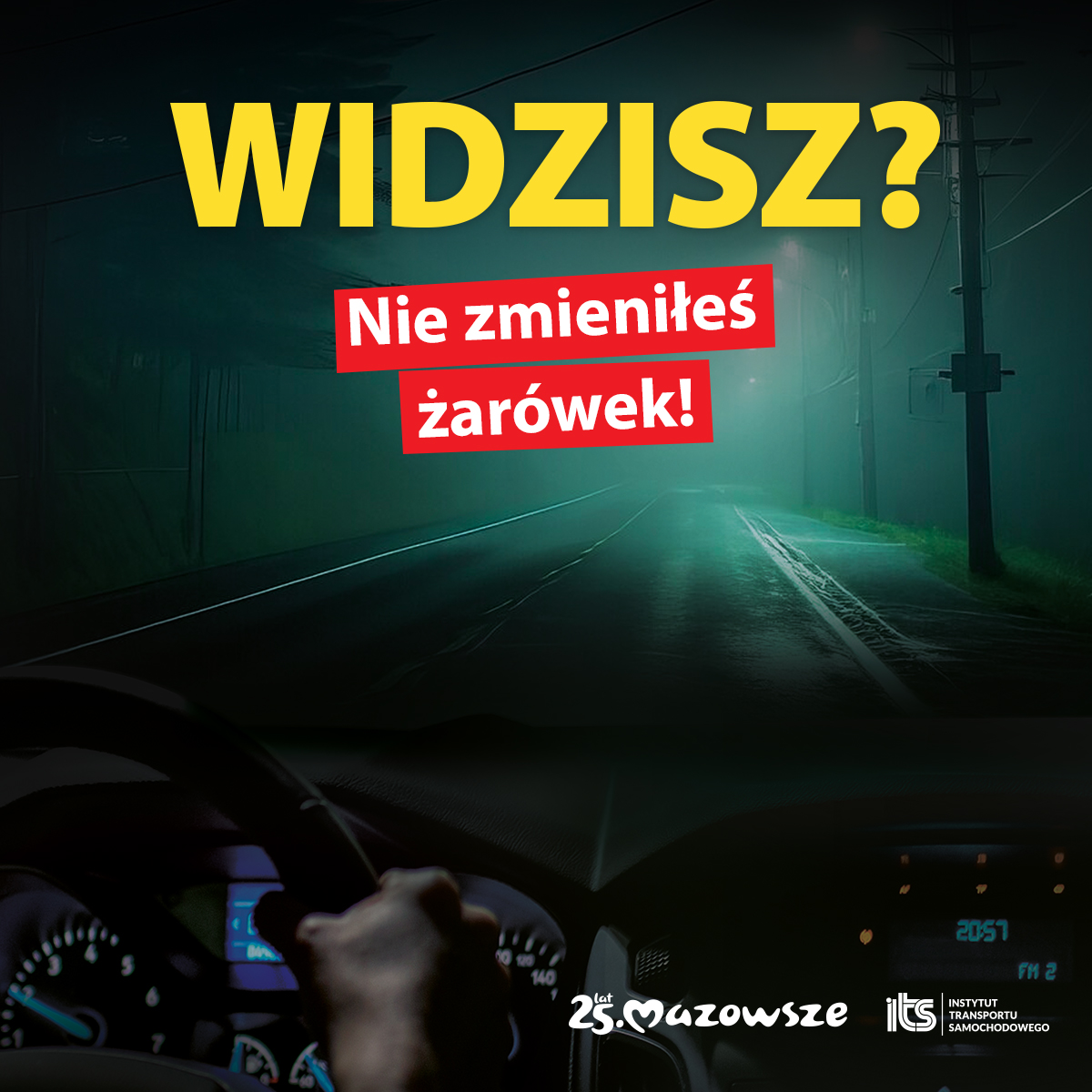 Lotna dla Województwa Mazowieckiego - kampania informacyjna dla kierowców social media