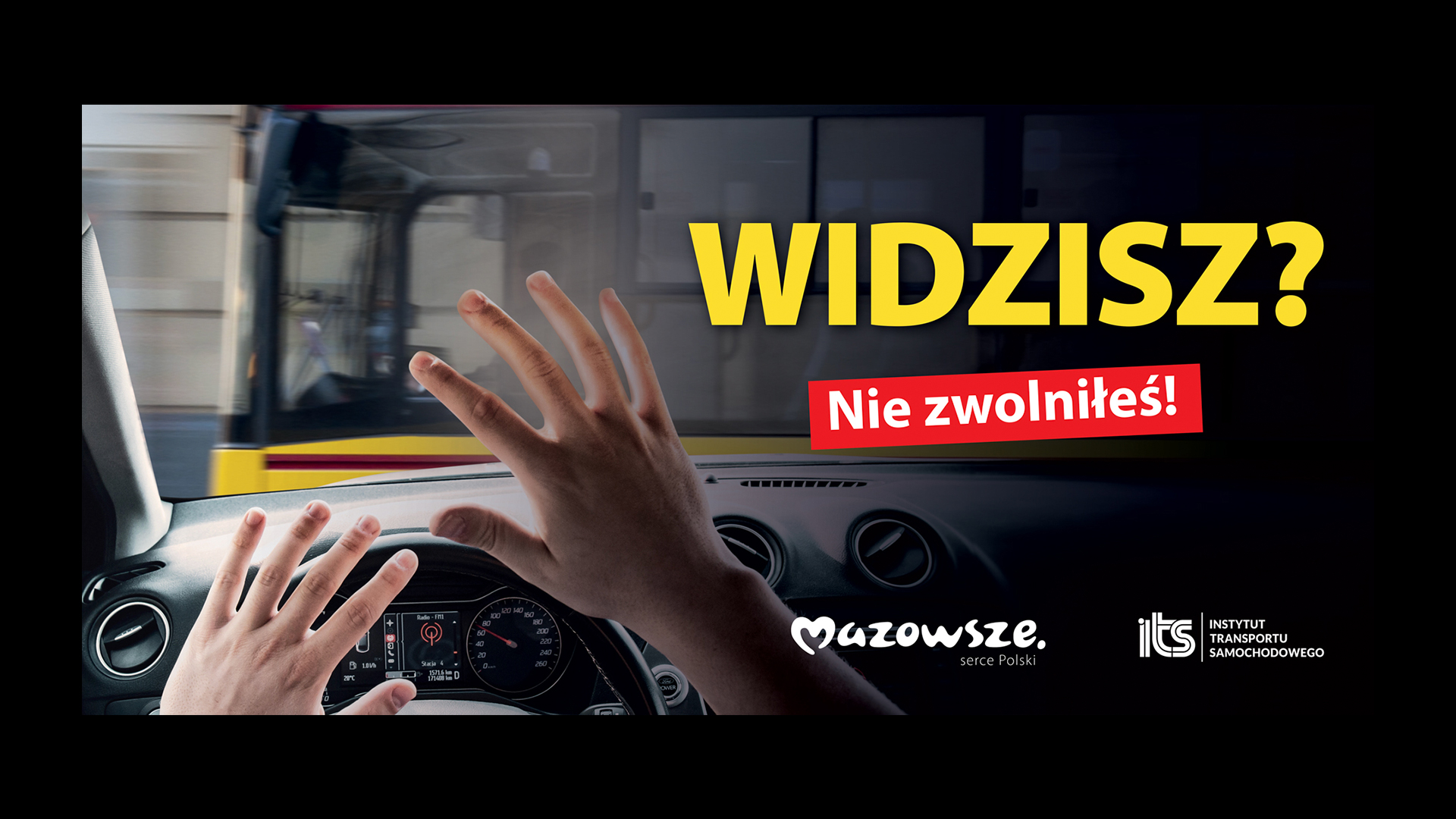 Lotna dla Województwa Mazowieckiego - kampania informacyjna dla kierowców outdoor 3