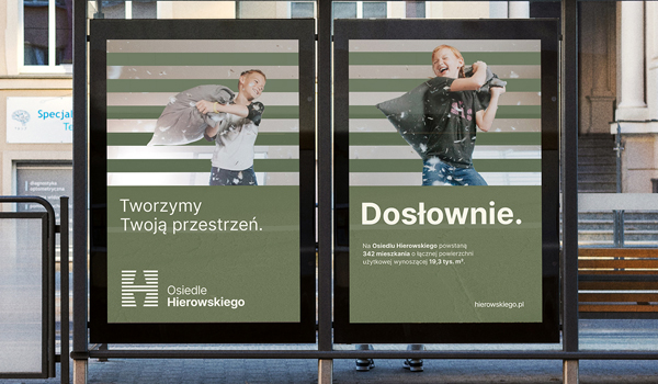 Identyfikacja wizualna Osiedle Hierowskiego, TDJ, od Lotna