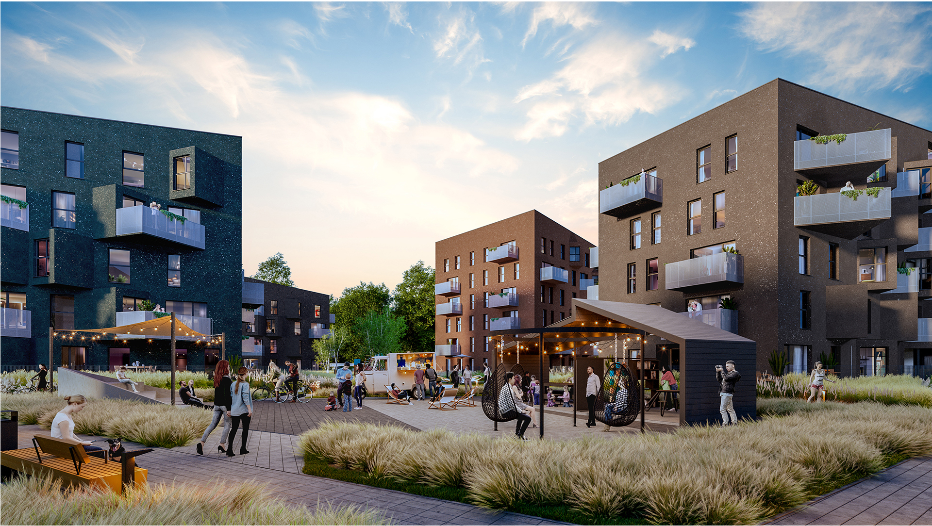 Identyfikacja wizualna Osiedle Hierowskiego, TDJ, od Lotna