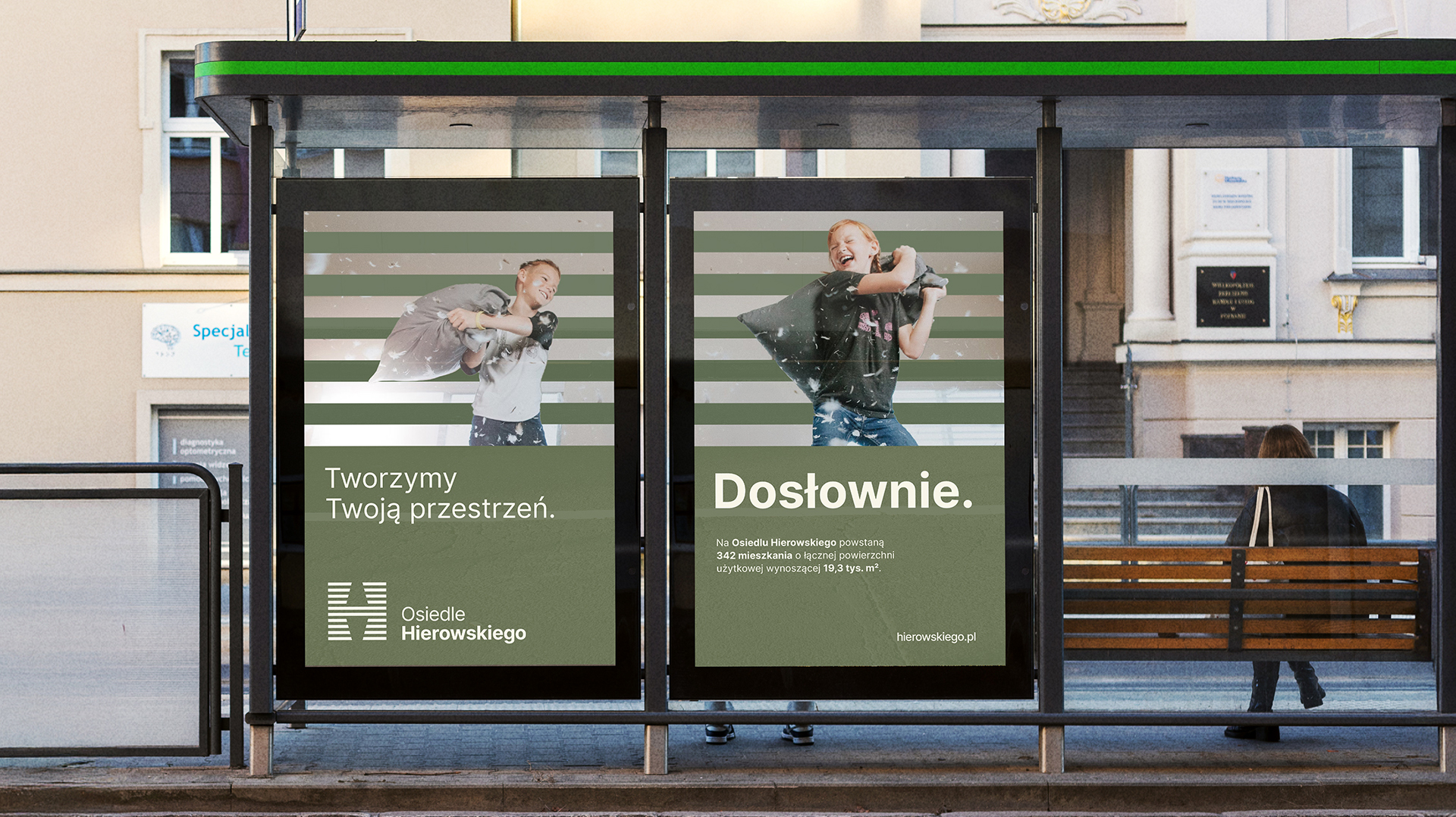 Identyfikacja wizualna Osiedle Hierowskiego, TDJ, od Lotna