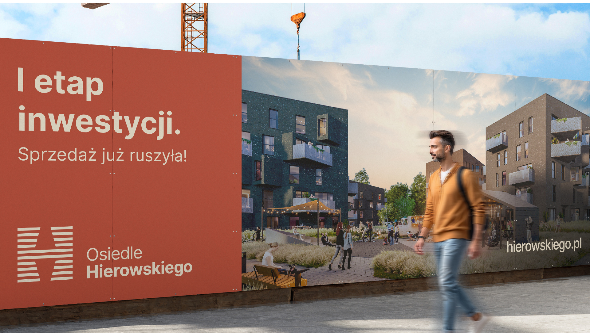 Identyfikacja wizualna Osiedle Hierowskiego, TDJ, od Lotna