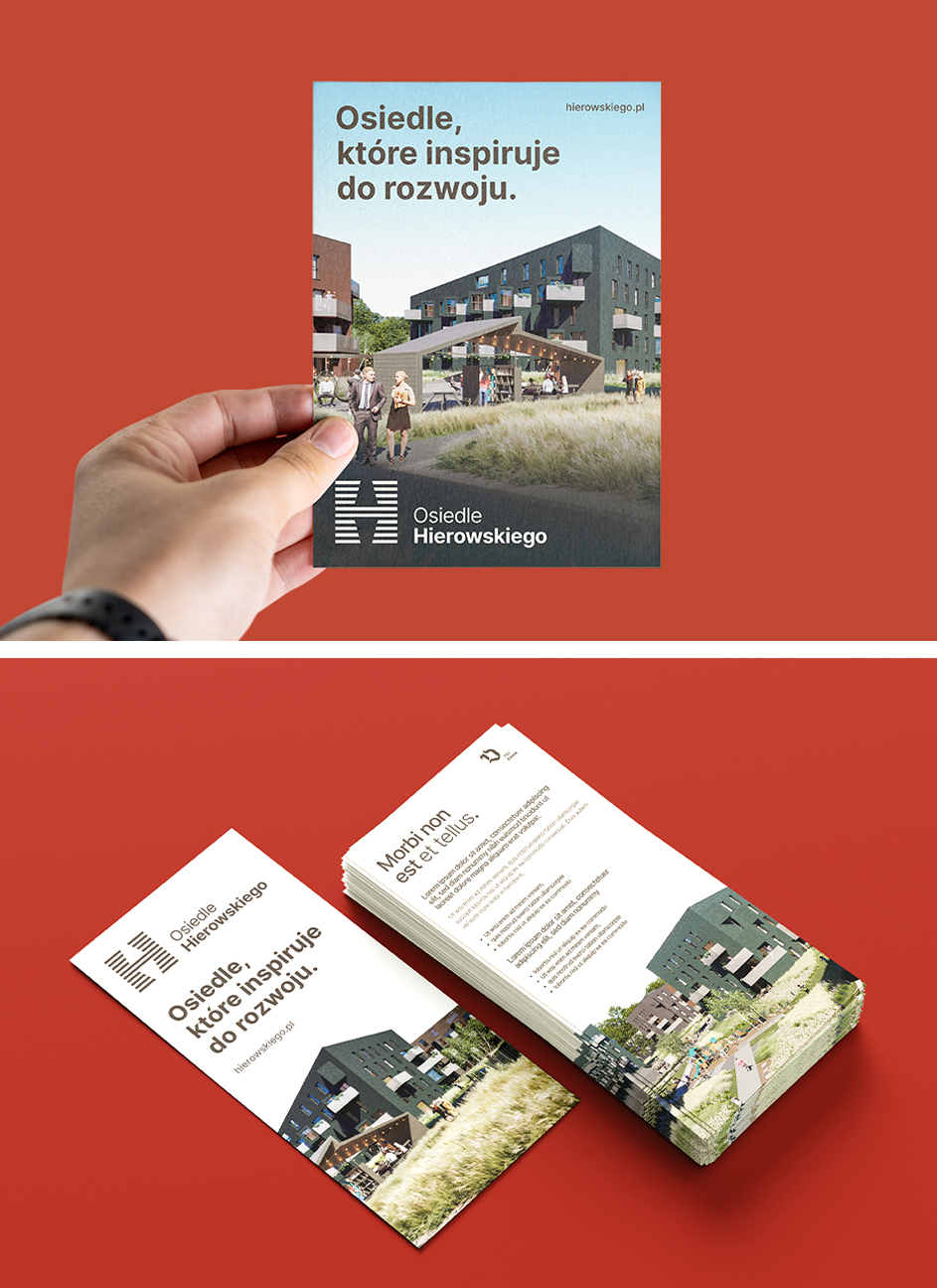 Identyfikacja wizualna Osiedle Hierowskiego, TDJ, od Lotna