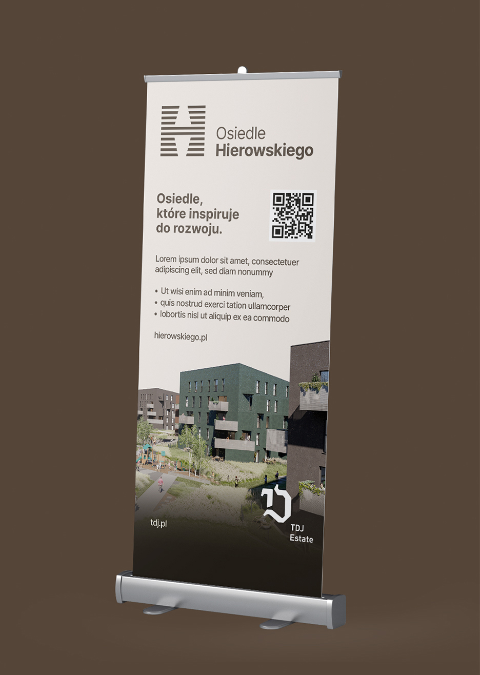 Identyfikacja wizualna Osiedle Hierowskiego, TDJ, od Lotna