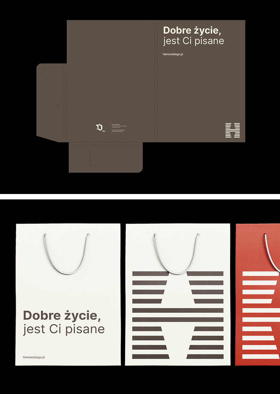 Identyfikacja wizualna Osiedle Hierowskiego, TDJ, od Lotna